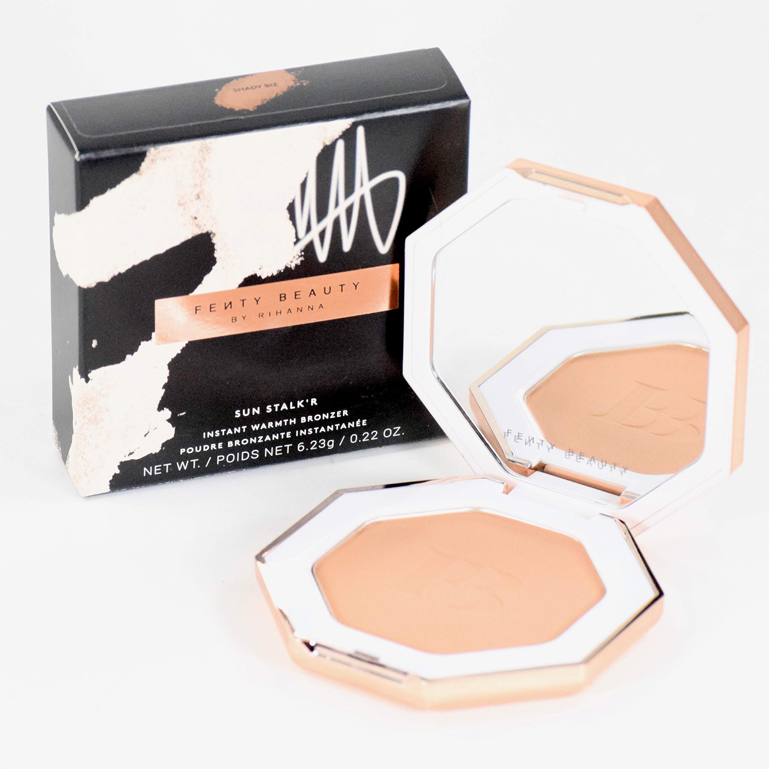 Sun Stalkr Instant Warmth Bronzer - 02 Shady Biz by Fenty Beauty for Women - 0.22 oz Bronzer