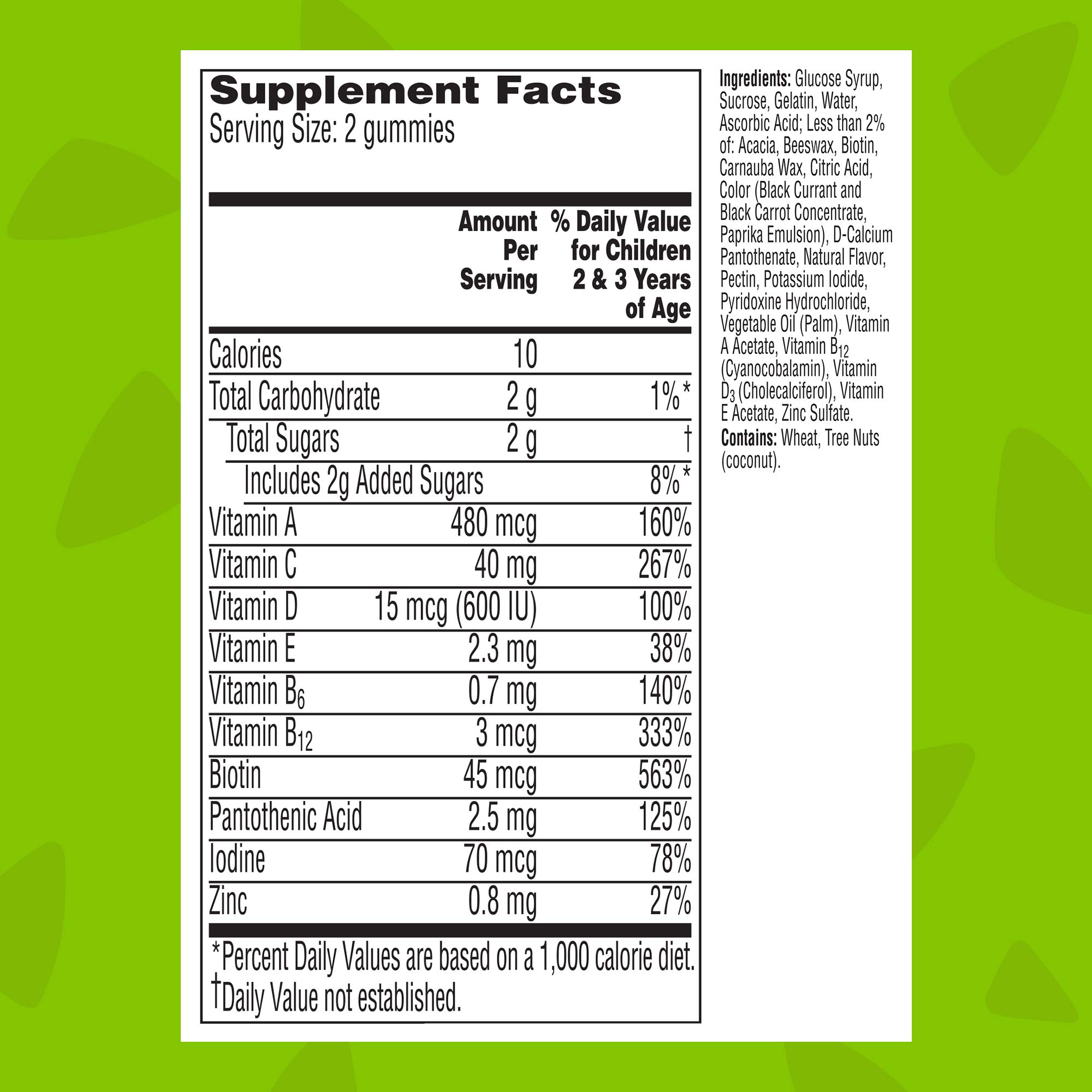 Flintstones Gummies Toddler Vitamins, Gummy Multivitamin for Toddlers with Vitamins A, C, D, B12, Zinc & more, 80ct
