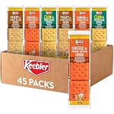 Keebler Sandwich Crackers, Lunch Snacks, Variety Pack (45 Packs)