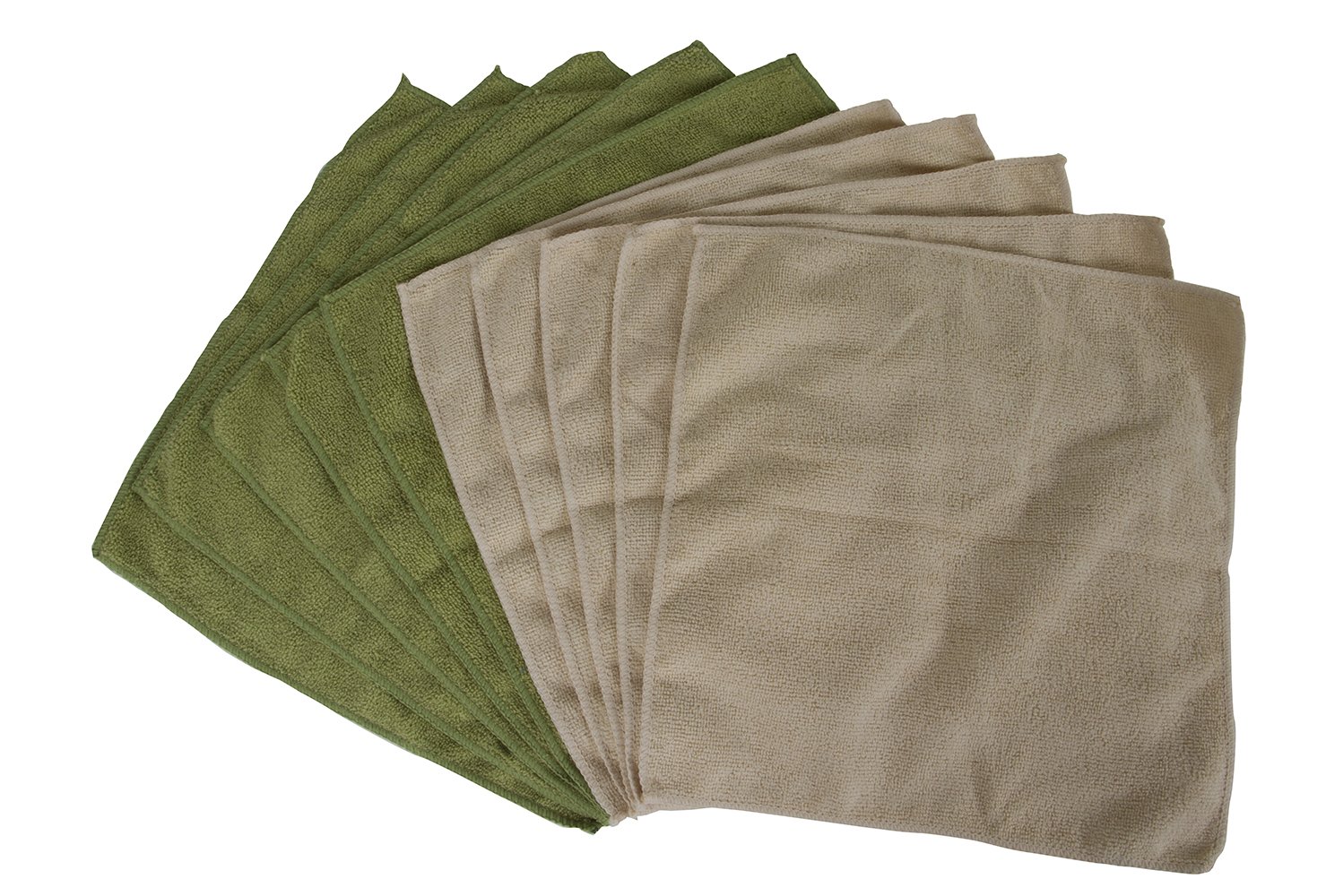 Bamboo Naturals Kitchen Cleaning, Microfiber Towels 10 Pack
