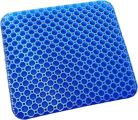Amazon Co Jp 日本ゲル技術 第四世代 無重力ゲルクッション 椅子 ジェル座布団 ハニカム 二重構造 低反発 腰対策 ジェルクッション 特大 腰楽クッション 大きめサイズ 滑べり止めカバー付 運転席 車内 オフィス デスクワーク ホーム キッチン