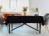 Utopia Kitchen Rectangle Tablecloth 152x213 cm Pack of 2 Black view 2
