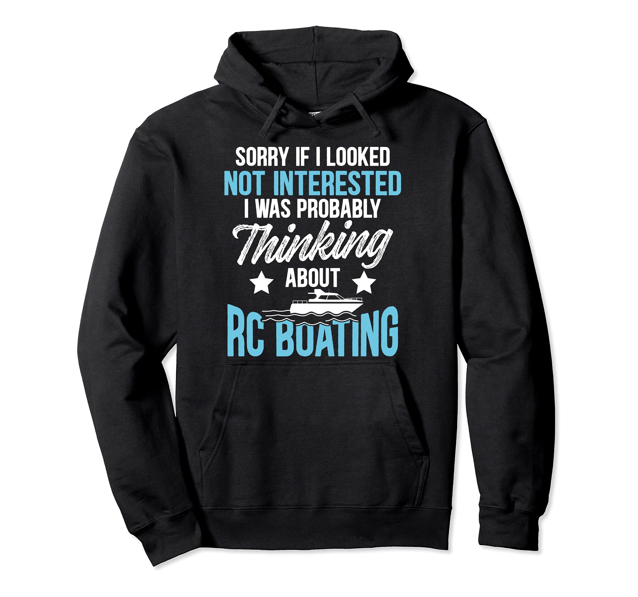 RC Boats Remote Control Boating Racing Collector Hobby Funny Pullover Hoodie