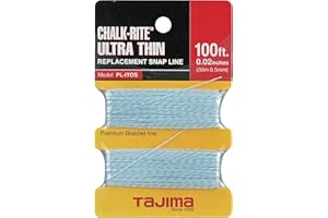 Tajima TAJ-54340 Replacement Cord for Ink, Rite Chalk line Reel 0.5 mm x 30m - 1 Piece.