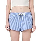 florence by mills Women's Villa Collection Poplin Stripe Cheeky Low-Rise Shortie