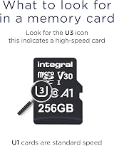 Integral 256B microSD Card Premium High Speed UHS-I U3 A1 4K 100MB/s view 3