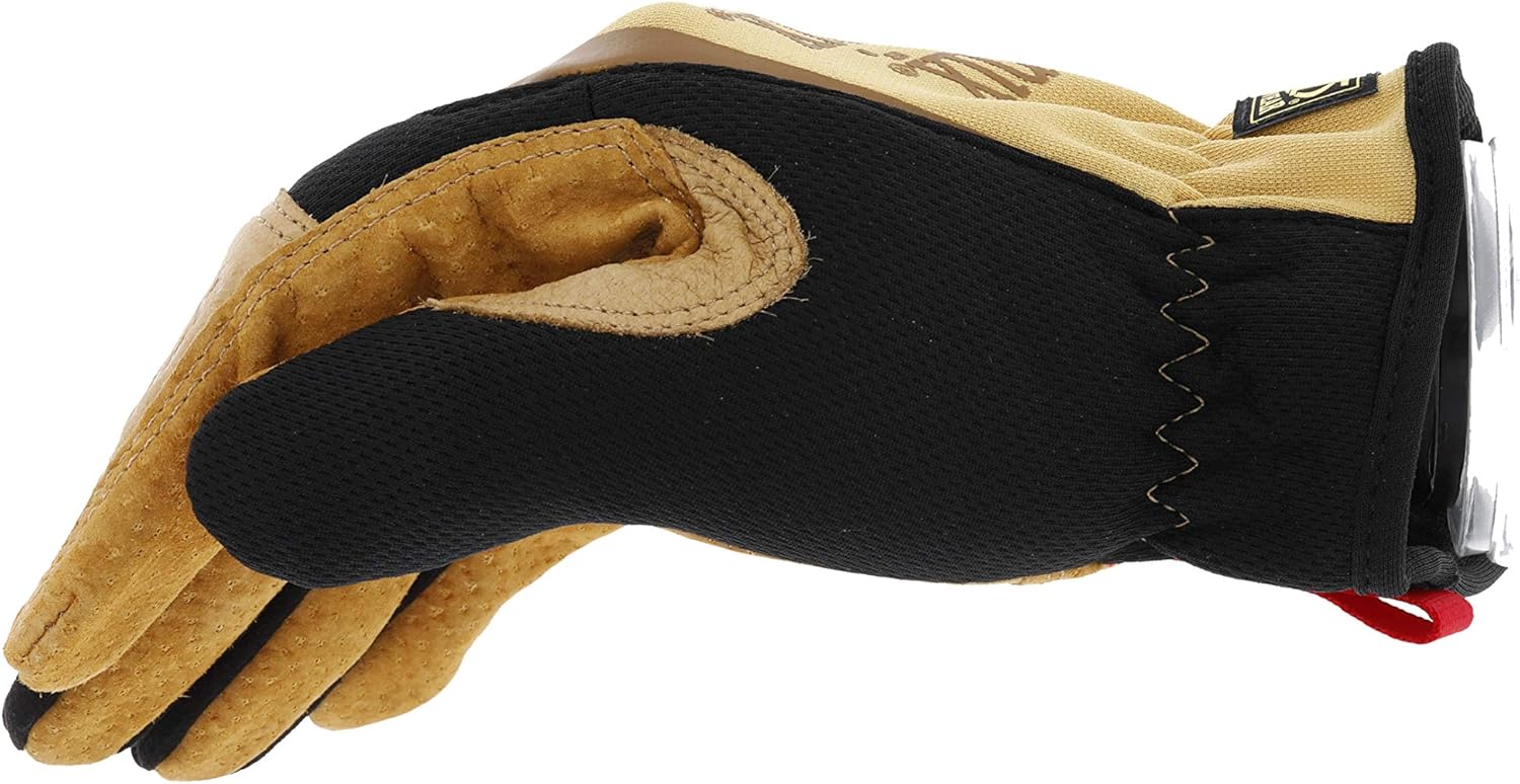 Mechanix Wear: DuraHide FastFit Leather Work Gloves (Large, Brown/Black), Model Number: LFF-75-010: Industrial & Scientific