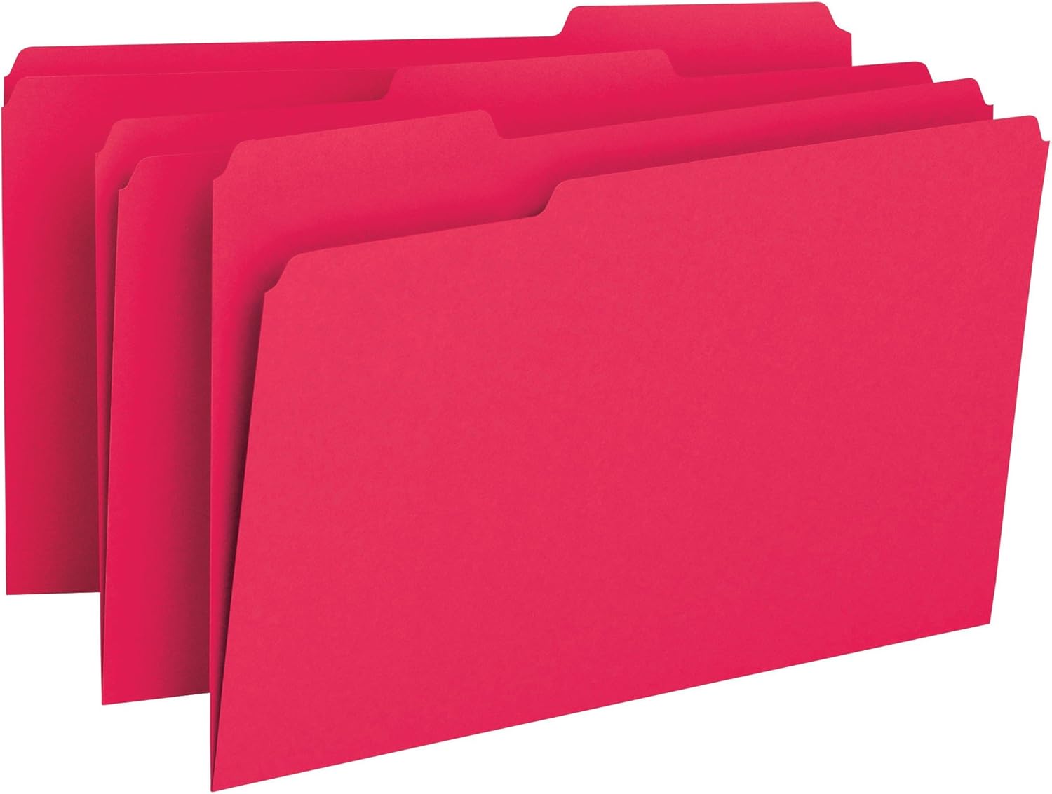Smead File Folder, 1/3-Cut Tab, Legal Size, Assorted Colors, 100 per Box (16943) : Colored File Folders : Office Products