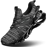 Men's Running Shoes Fashion Sneakers Breathable Blade Non Slip Walking Shoes Gym Sport Trainer Athletic