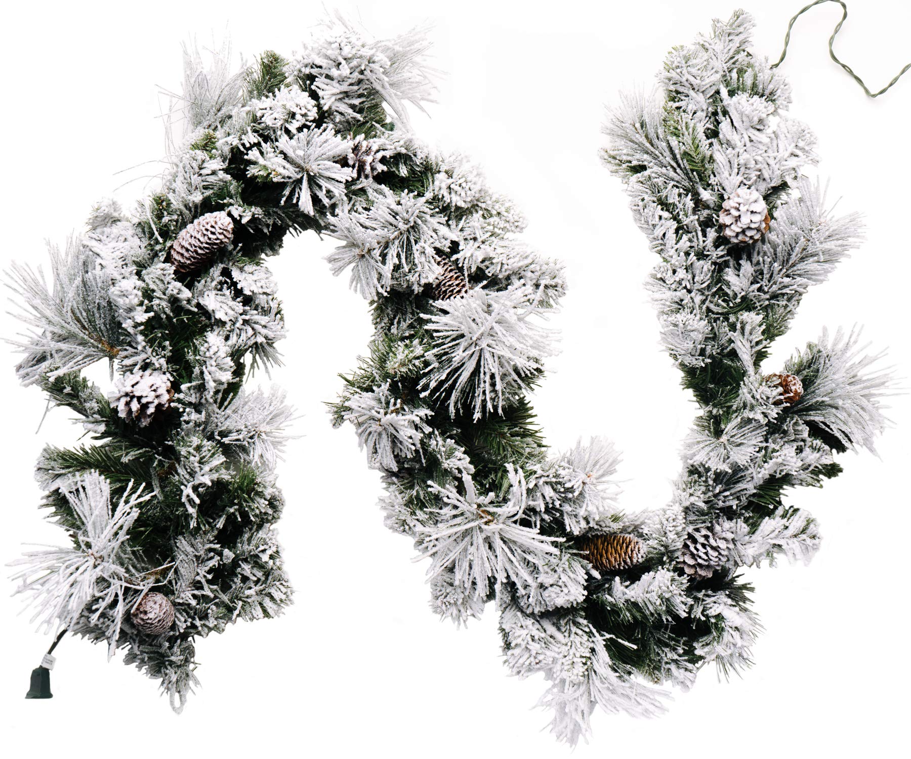 6ft frosted garland