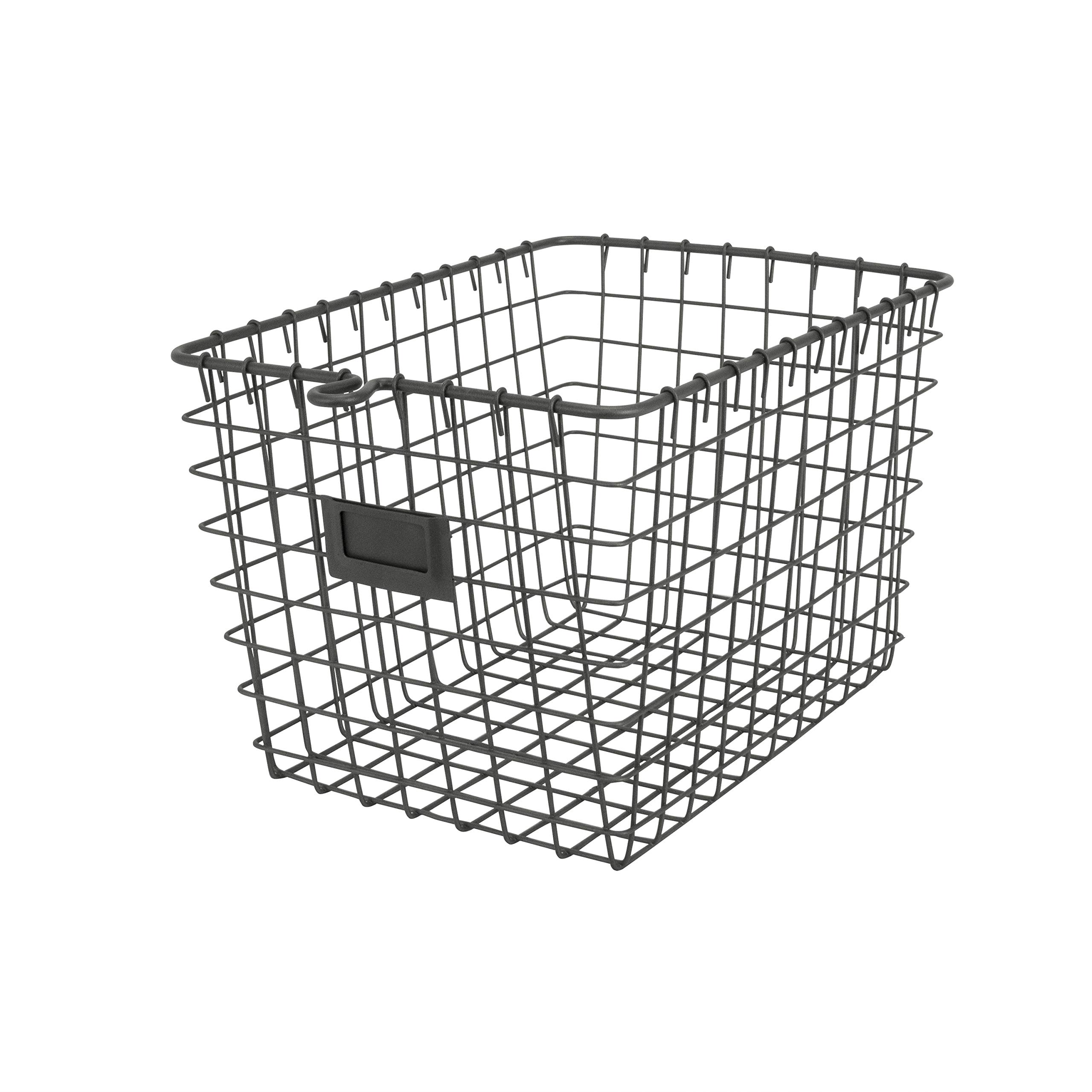Spectrum Wire Small Basket with Label Plate