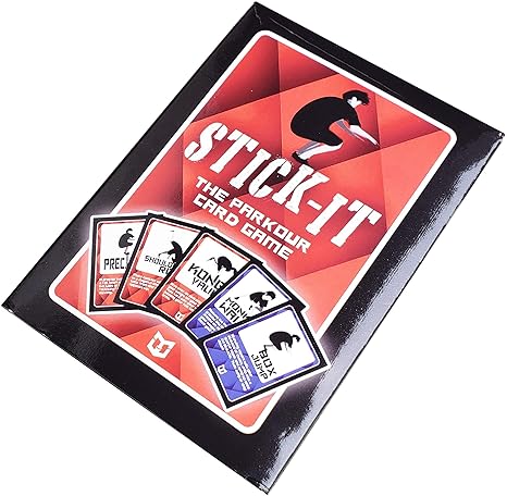 Amazon Co Jp Stick It パルクールとフィットネスカードゲーム カードでパルクールのスキルを学び訓練しましょう おもちゃ