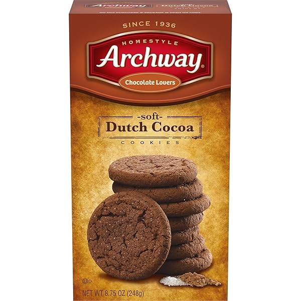 ARCHWAY COOKIES, SOFT DUTCH COCOA COOKIES, 8.75 OZ