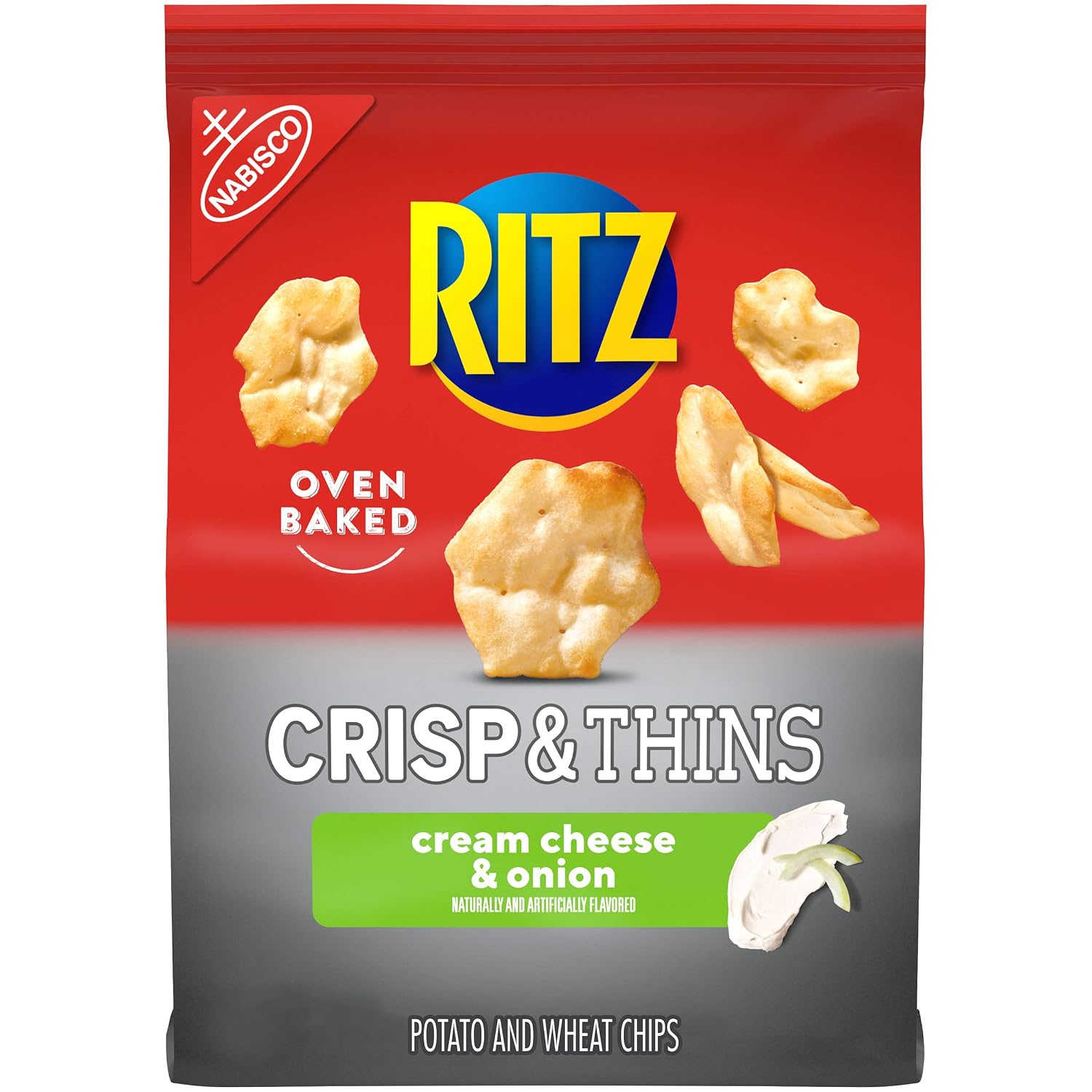 Ritz crisp&thin crackers Cream Cheese&onion 1x7.1oz (044000050436)