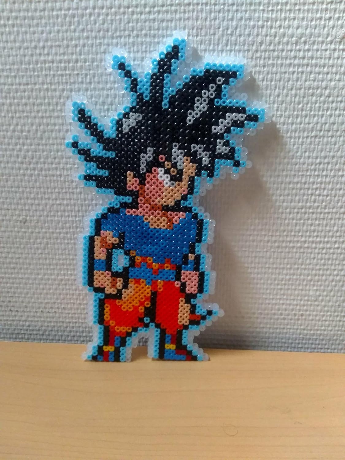 Sprite Son Goku ultra instinct Dragon ball Super Hama beads Pixel
