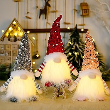 Porte-clés Nain De Noël – Décoration Festives Multifonction – Environ 7,4 Cm – Couleurs Variées – Cadeau De Fête - 8
