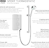 Mira Sport Thermostatic Electric Shower 9.8KW Single Outlet Safe Family Shower view 10