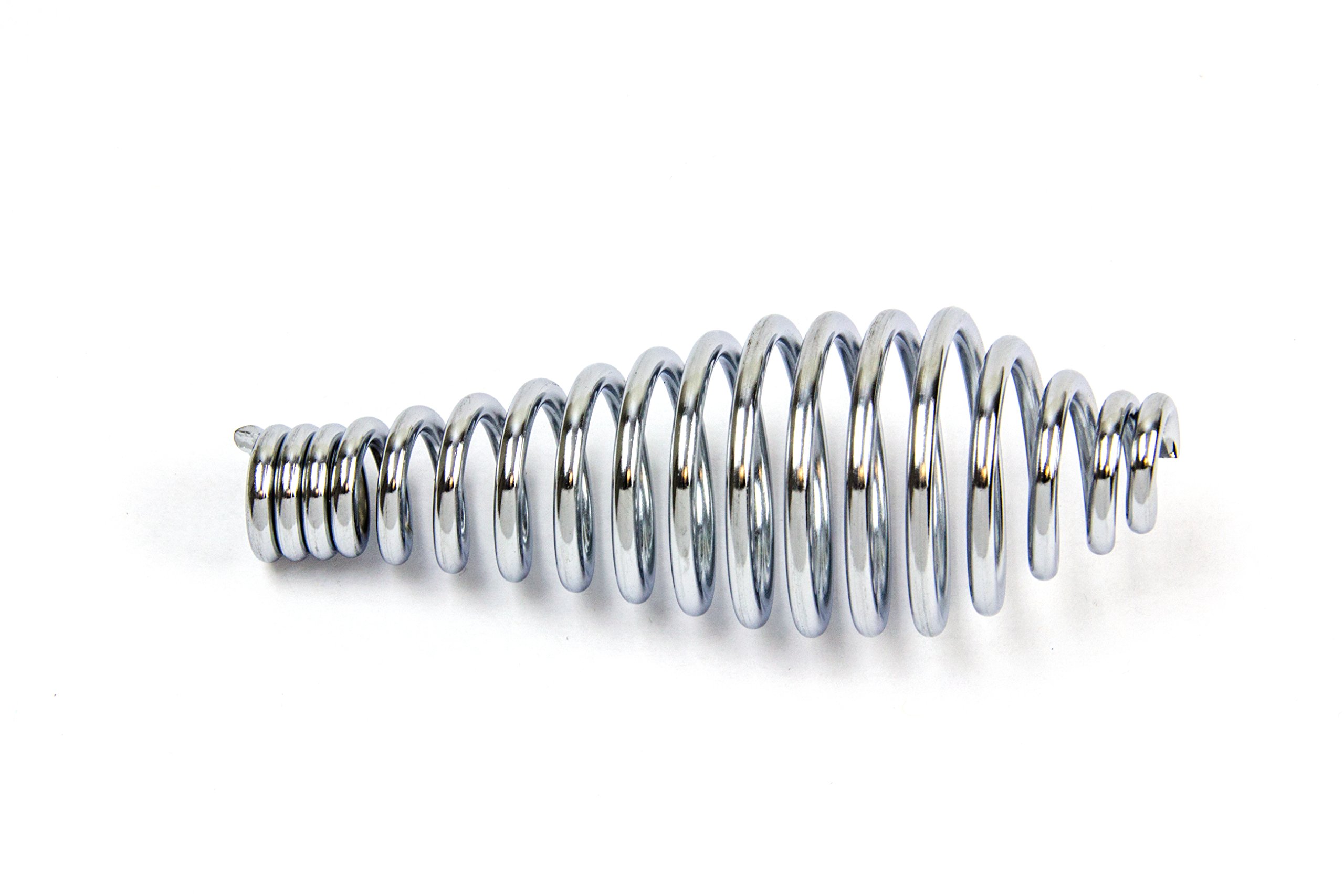 Photo 1 of Spring Stove Handle, Chrome Finish, tapered at one end. Max Diameter: 1-1/2", Length: 4-1/4", Fits 3/8" rod. For use with BBQ Grills, Smokers, Furnaces, Coal/Wood/ Pellet Stoves, Boilers.