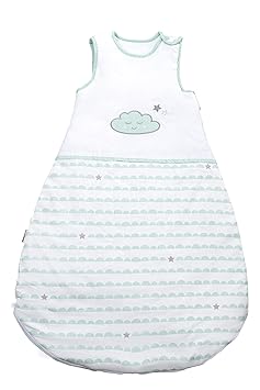 roba Schlafsack, 90cm, Babyschlafsack ganzjahres/ganzjährig, aus atmungsaktiver Baumwolle, Baby- und Kleinkindschlafsack unis