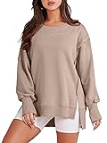 ANRABESS Womens Oversized Sweatshirts Crew Neck