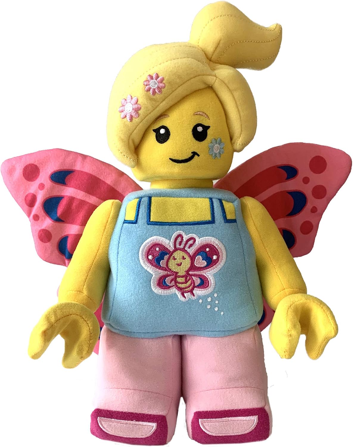 LEGO Minifigure Butterfly Girl with Flowers 30.48cm Plush Character