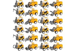 OJYUDD 24 Pcs Mini Construction Vehicles,Pull Back Engineering Vehicles,Play Figure Vehicles Toys for Birthday Party Favors,Gifts,Rewards