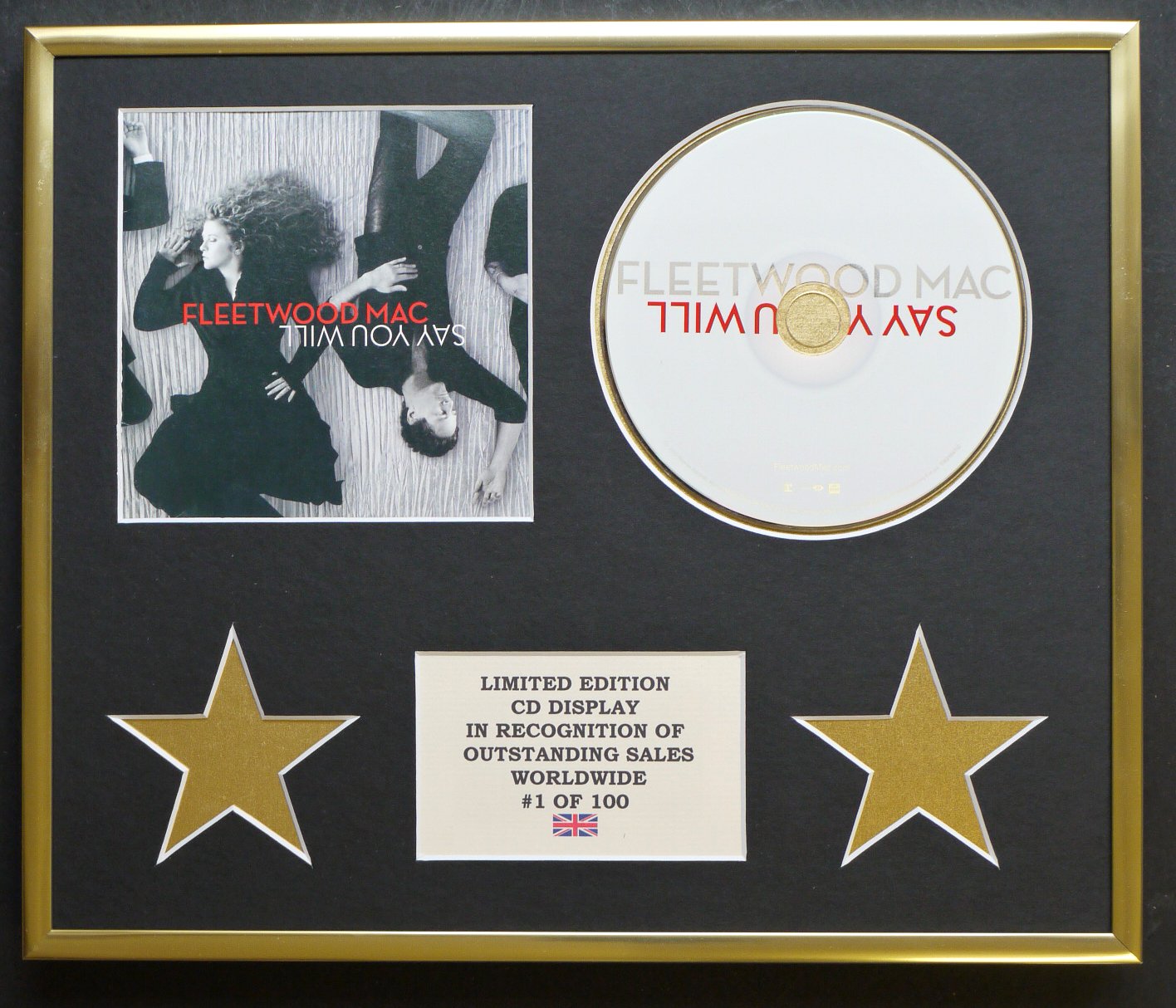 FLEETWOOD MAC/CD DISPLAY/LIMITED EDITION/COA/SAY YOU WILL
