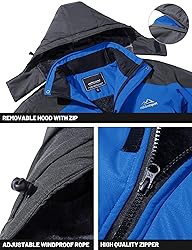 TACVASEN Water-Resistant Jackets for Men Windproof