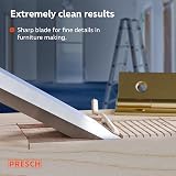 PRESCH Wood Chisel Set 6pc 6-38mm Professional Sharpened Striking Cap 25° Angle view 4