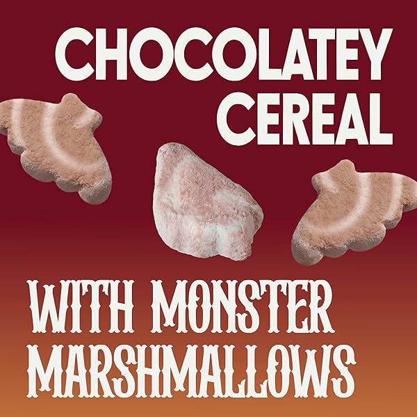 COUNT CHOCULA CEREAL WITH MONSTER MARSHMALLOWS, KIDS BREAKFAST CEREAL, HALLOWEEN LIMITED EDITION, FAMILY SIZE, 18.8 OZ