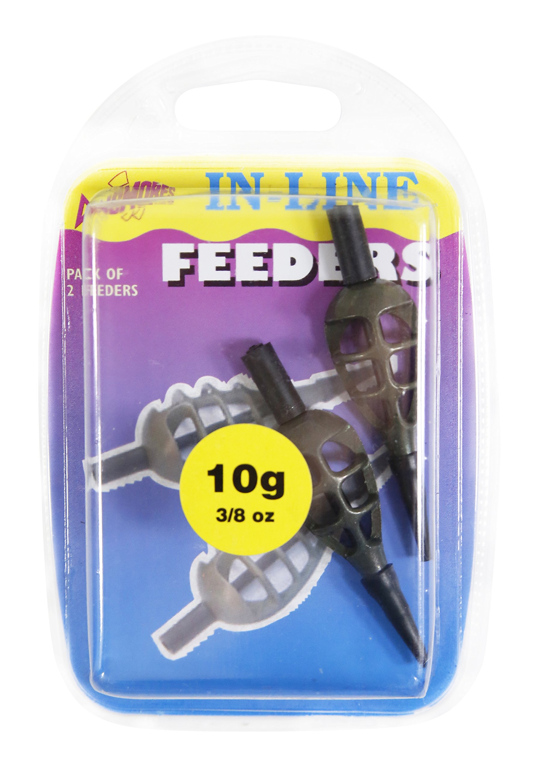 Dinsmores In-Line Feeder Bombs (Pack of 2) - Bronze, 10 g,Brown