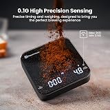 Maestri House Rechargeable Mini Espresso Scale with Timer 2kg/0.1g Black view 4