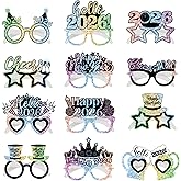 ILUIGGW New Years Eve Party Supplies 2026 Colorful, Happy New Year Colorful Party Favors includes NYE Glasses 2026 New Years Headband and Noise Makers for New Year Eve Party Supplies Colorful