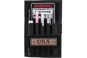 KOSIBATE Tactical Notebook Cover, Military Army Leader Book Cover, 8x5 Inch (Black)