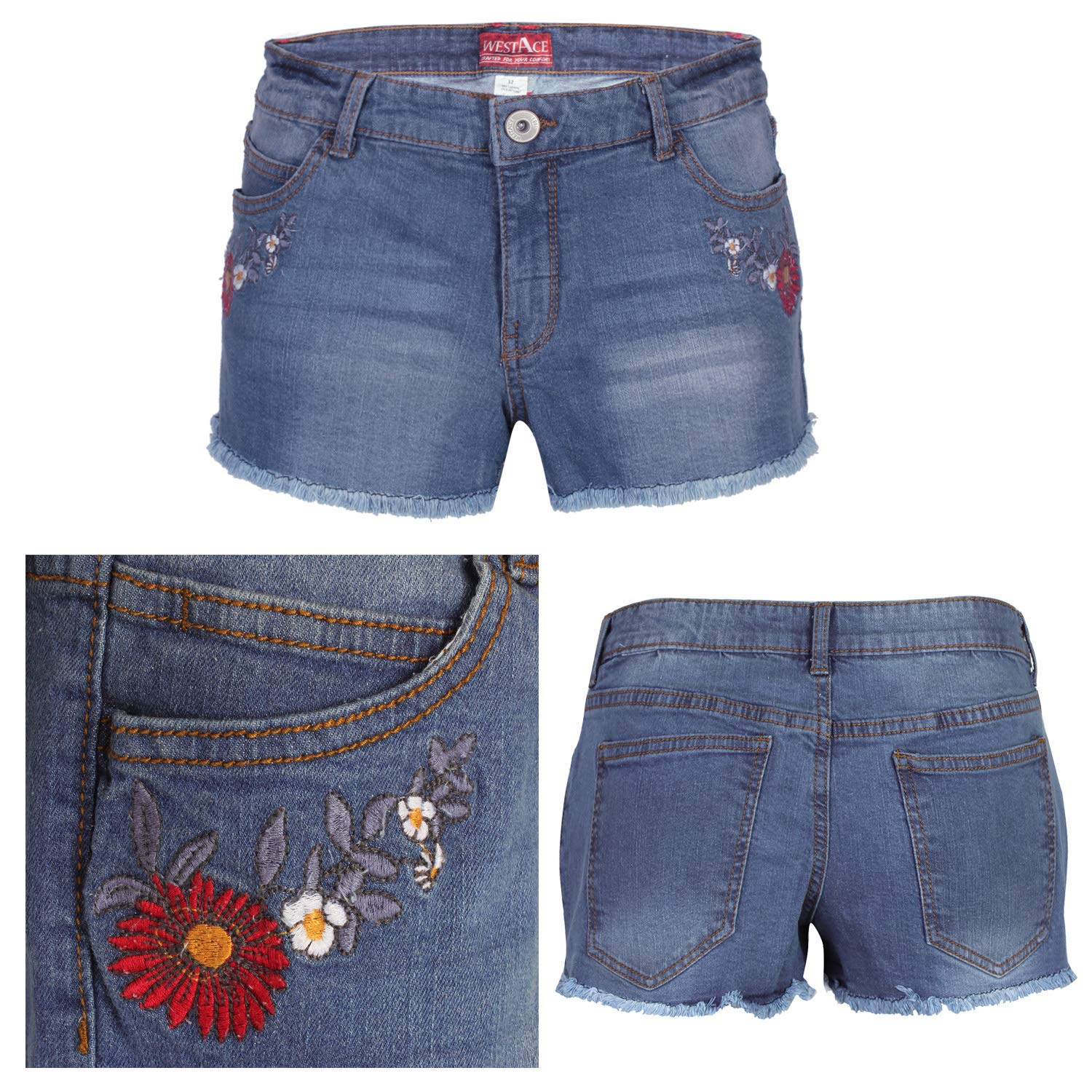 jeans half pants for ladies