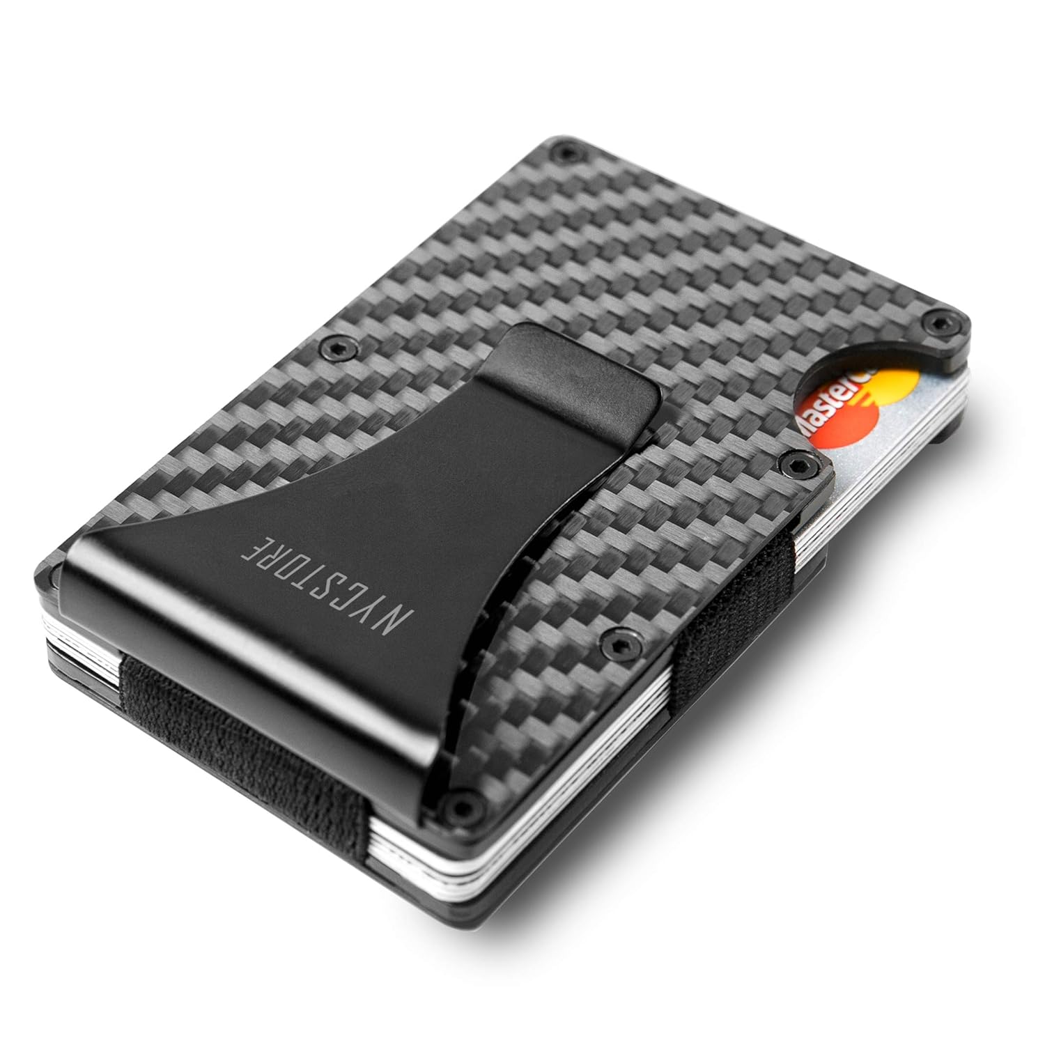 Carbon Fiber Slim Wallet Rfid Minimalist Wallet Carbon Fiber Money Clip Card Holder Wallet For Men !   And Women Fiber Wallets Slim Wallet - 