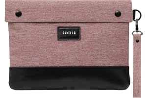 OZCHIN Smell Proof Bag with Lock – Activated Carbon Fiber Smell Proof Container with Combination Lock, Airtight Zipper, Odor Proof Case for Travel, Daily Use, Gifts Ideas 11 X 8 Inch (Pink)