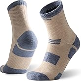 RANDY SUN Merino Wool Hiking Waterproof Socks, Unisex Breathable Multisport Crew Socks 1 Pair