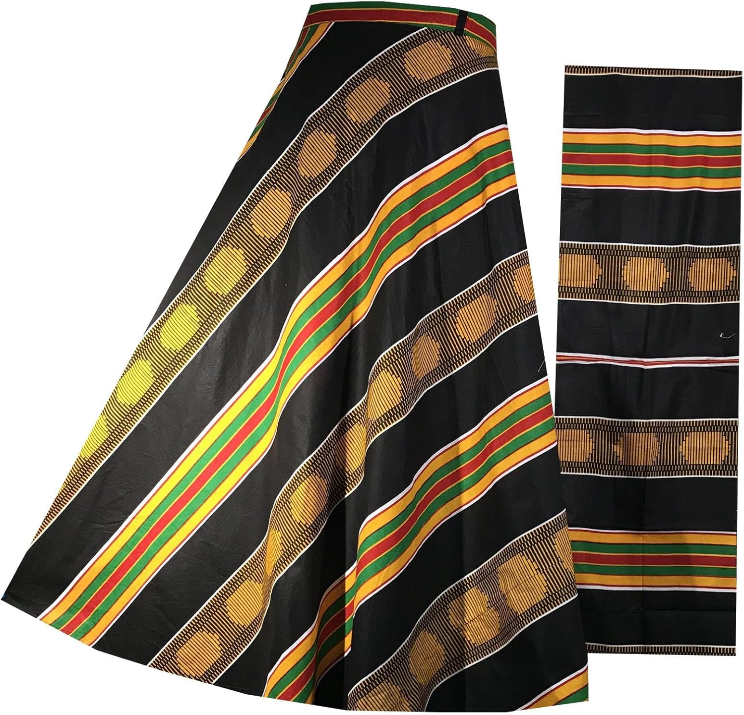 dashiki skirt and headwrap