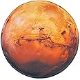 Eleville Mouse Pad Mars Planet Sphere Texture Topography Surface Red Solar System for Office Home Travel emp24