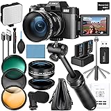 4K Digital Cameras for Photography, 48MP Vlogging
