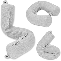 Dot&Dot Twist Memory Foam Travel Pillow for