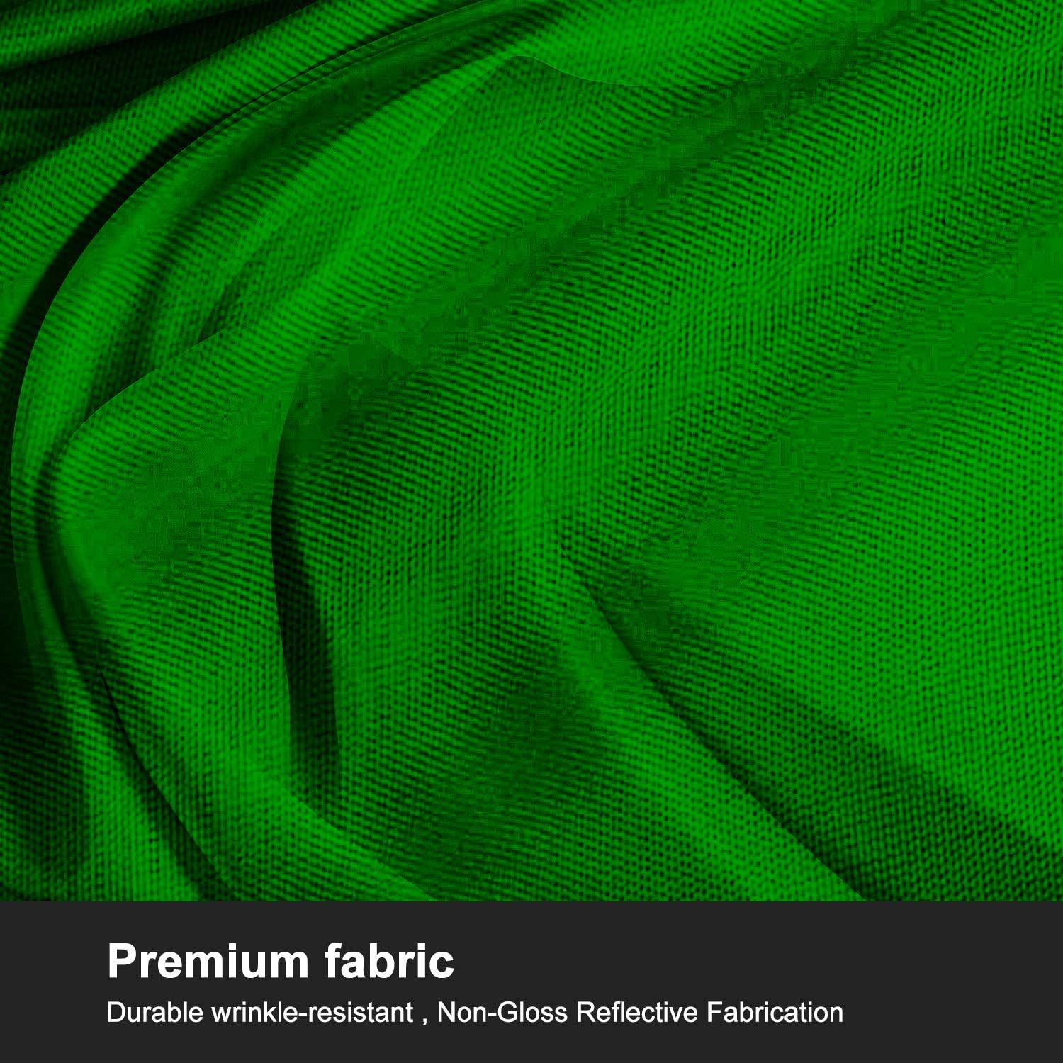 Heavy Duty 100 BLACKOUT Green Screen Fabric Cotton 300cm Wide FIRE