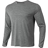 Merino Protect 100% Merino Wool Base Layer Mens Long Sleeve Shirts Soft Thermal Underwear for Hunting Hiking