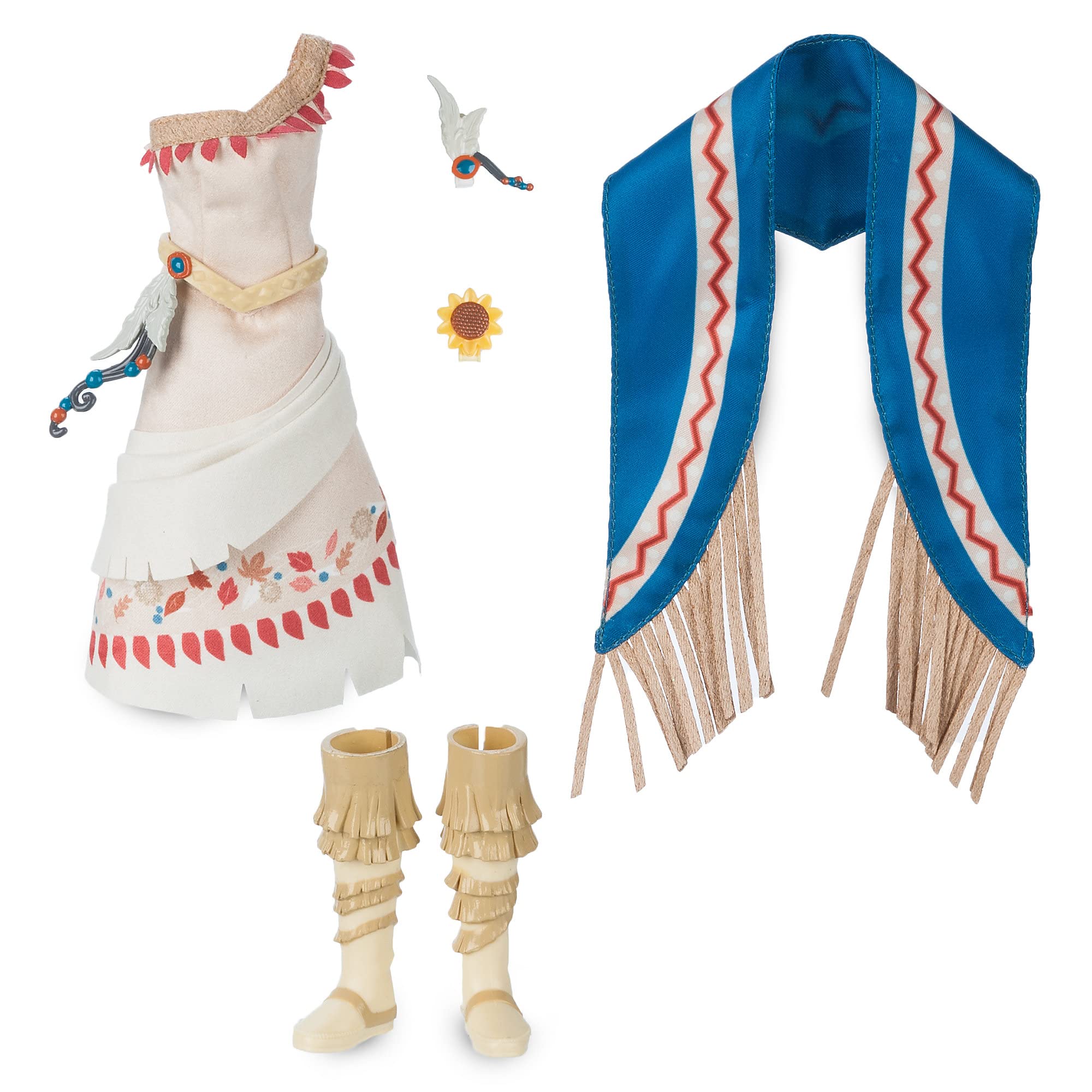 Disney Pocahontas Classic Doll Accessory Pack, White, pink, red