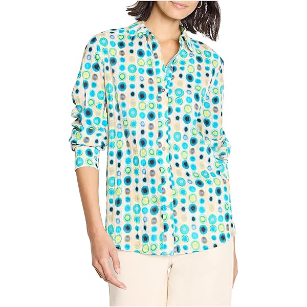 NIC+ZOE Women's Coastal GEO Tank, Blue Multi at Amazon Women's