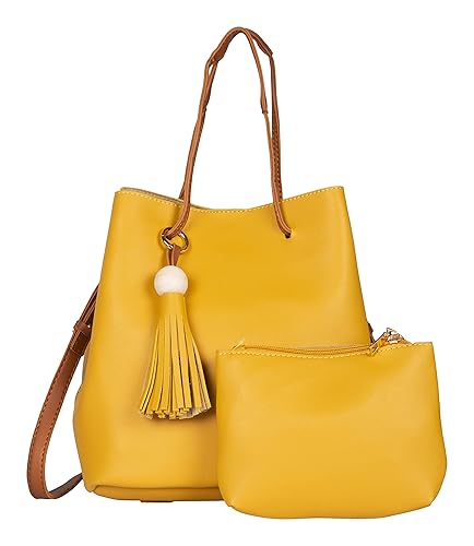 Elitto Trendy Girls Bucket Tote bag cum Crossbody Sling bag