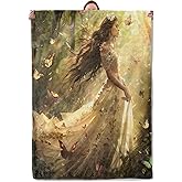 Fairy Princess Theme Blanket Gifts for Women Girls, Soft Warm Lightweight Flannel Throw Blankets for Living Room Home Sofa Travel Decor 50" x 60"