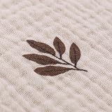 Aloonii 5 Pack Luxury Muslin Squares Floral Baby Burp Cloths 24x24 cm view 4