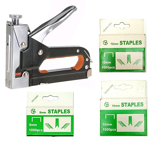 Inditrust Heavy Duty Stapler Staple Gun Nailer Tacker with 3000 Staples Nails